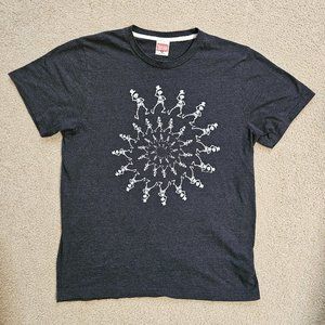Homage Dancing Skeletons T-Shirt Medium